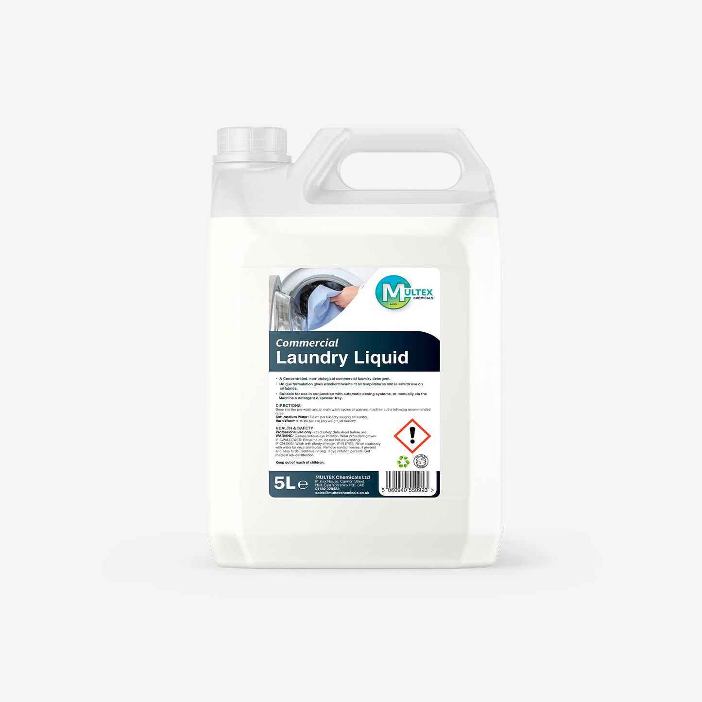 Professional Non-Bio Laundry Liquid 5L