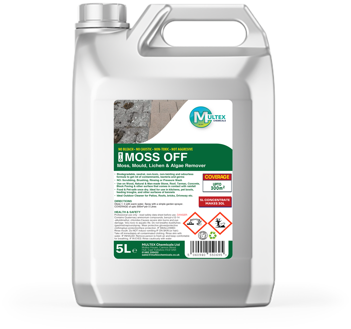 Bio Moss Off - Moss, Mould, Lichen & Algae Remover