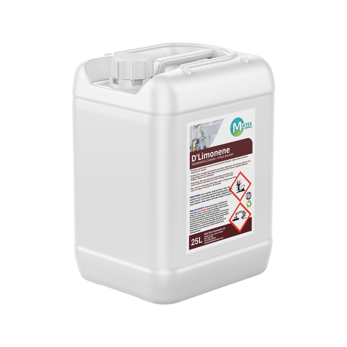 D'Limonene Concentrated Citrus Degreaser & Cleaner