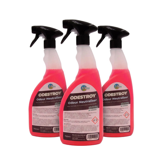 ODESTROY - Odour Neutraliser, Air Freshener and sanitising cleaner