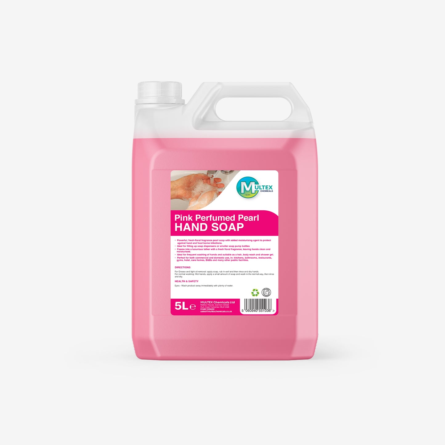 Hand Soap - Pink Perfumed Pearl 5L