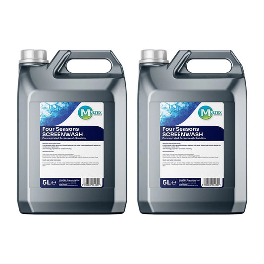 Four Seasons Concentrated Screenwash – All-Season Windscreen Cleaner 5L & 25L — 2 × 5L bundle