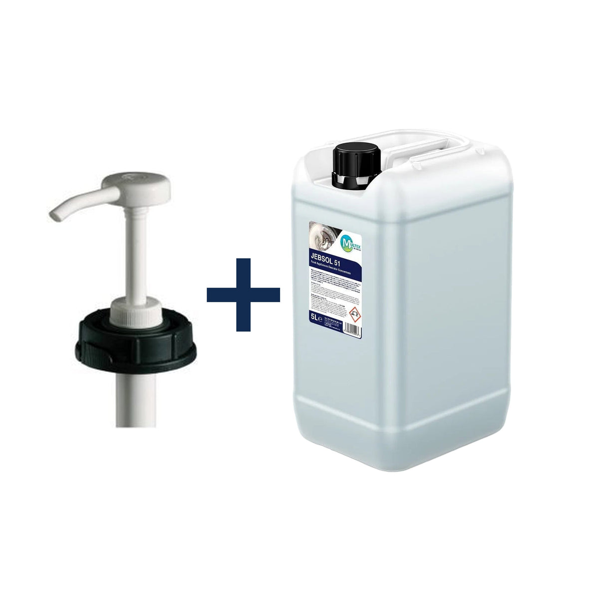 JEBSOL 51 Food Appliance Descaler Concentrate – 5L & 25L — 25L trade drum + 1 dosing pump (DIN61)