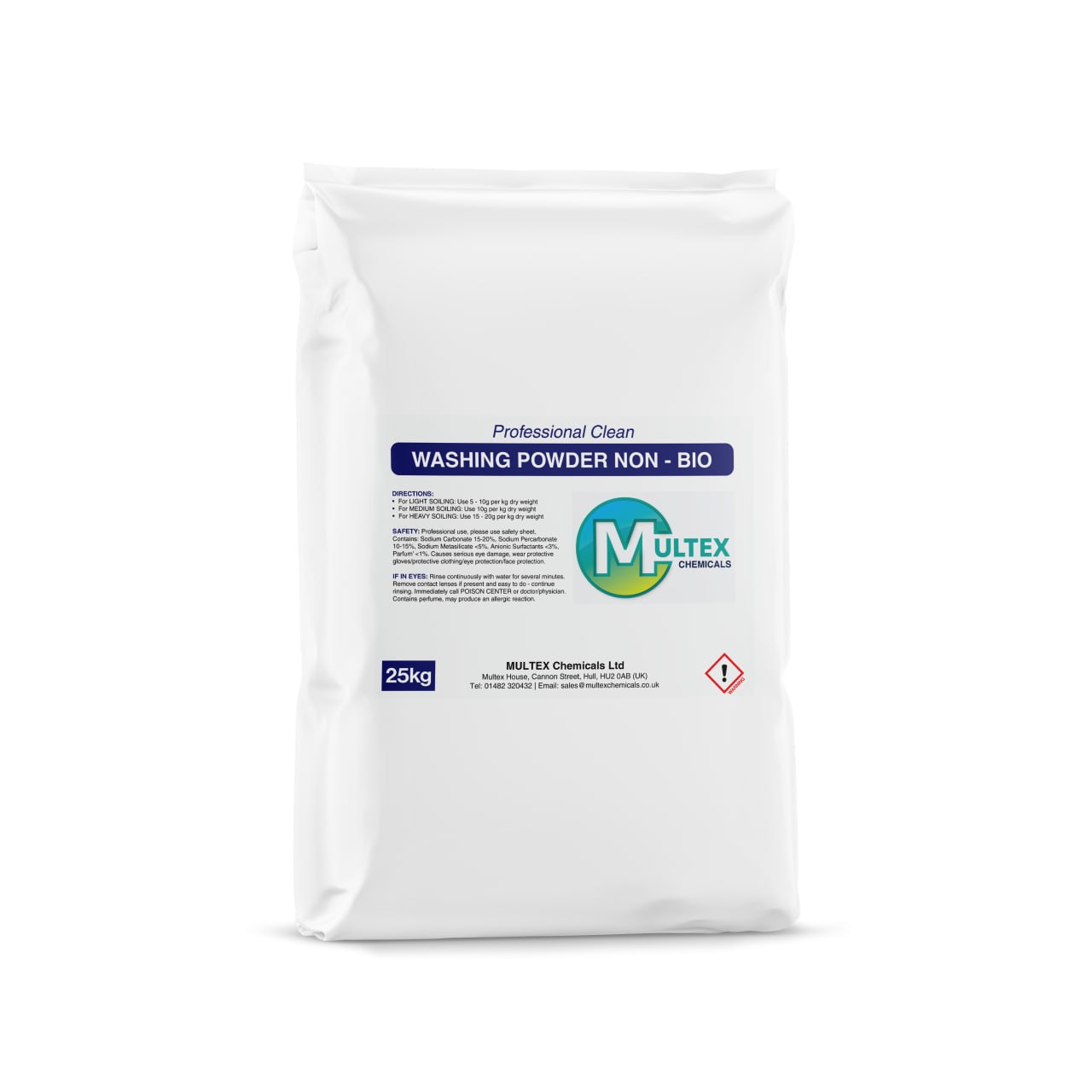 Professional Clean Washing Powder Non-Bio