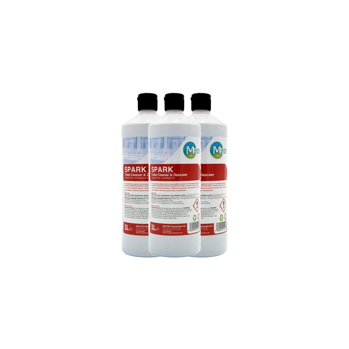 SPARK - Toilet Cleaner & Descaler — 3 × 1L bundle