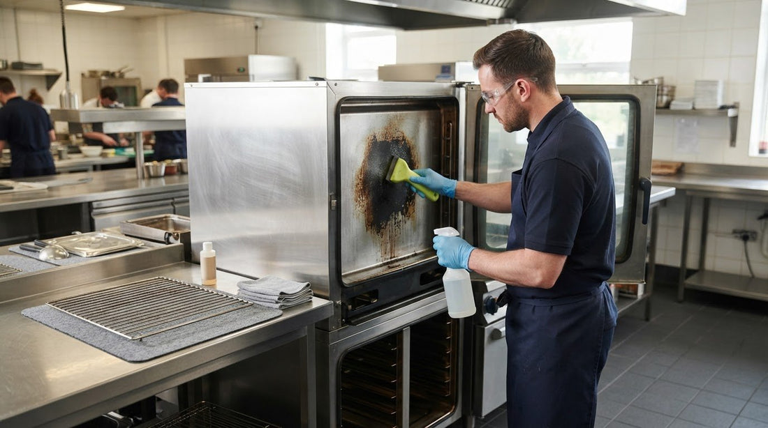 Carbon remover service for commercial ovens