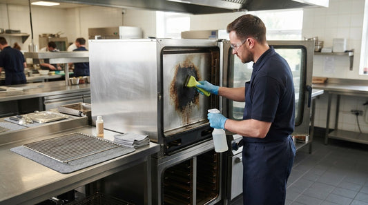 Carbon remover service for commercial ovens