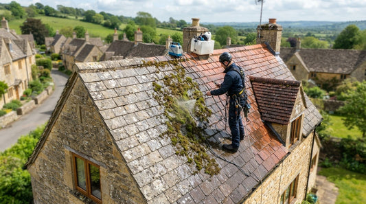 Professional Grade Roof Moss Treatment for Seasonal Application