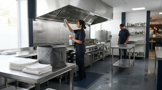 Restaurant Kitchen Deep Cleaning with Hygienic Laundry