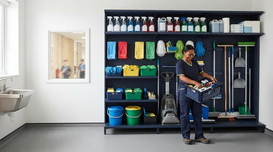 School Cleaning Supplies: What to Stock and Organise