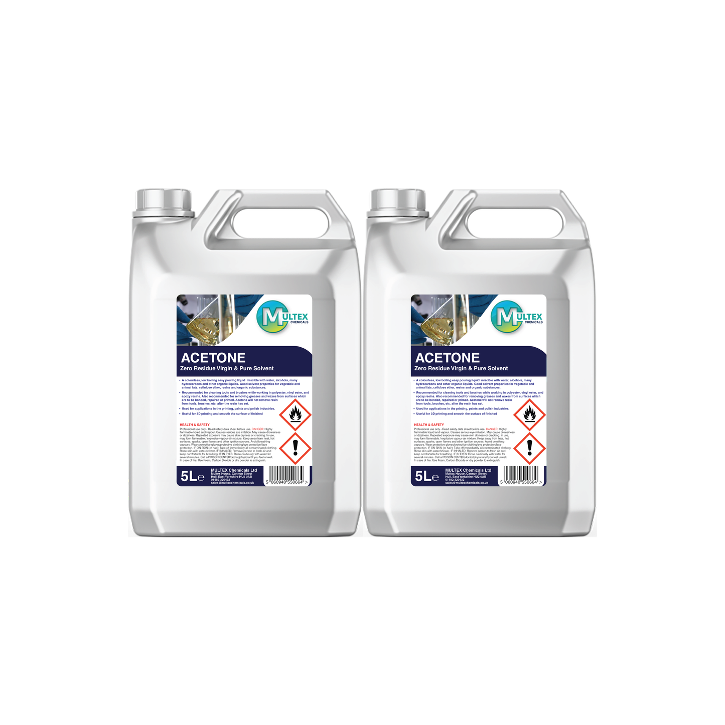 Acetone Zero Residue Virgin & Pure Solvent