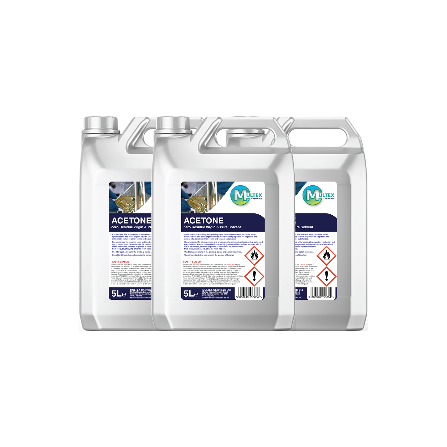 Acetone Zero Residue Virgin & Pure Solvent