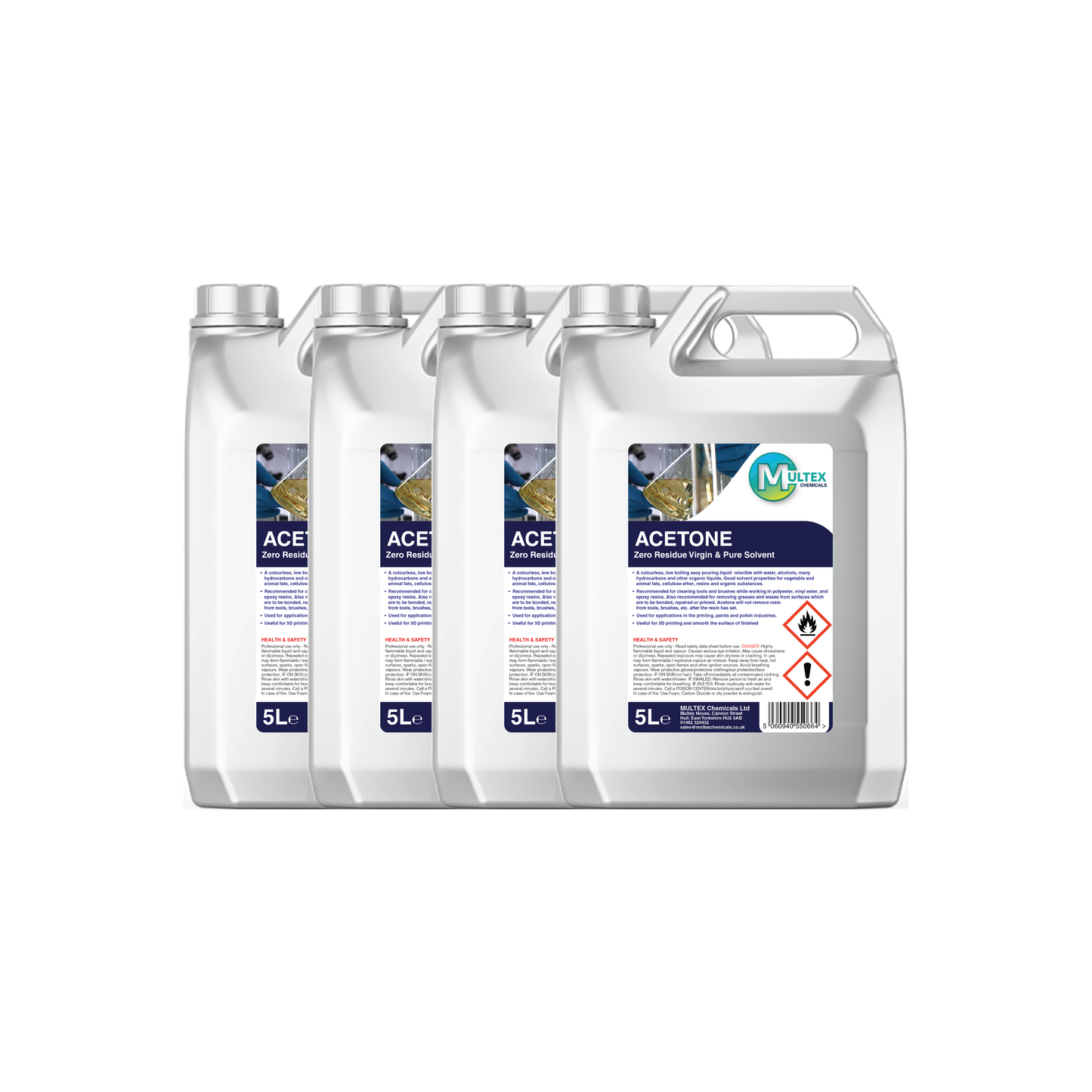 Acetone Zero Residue Virgin & Pure Solvent