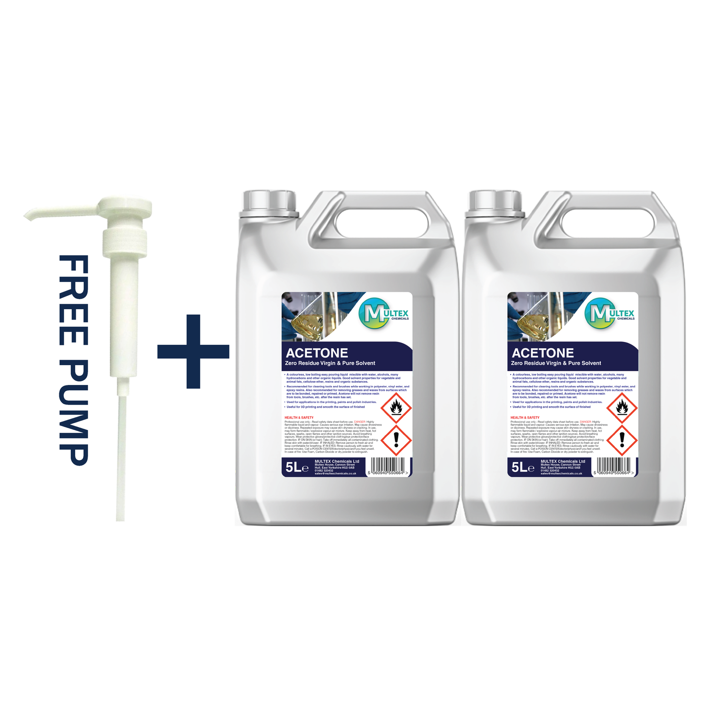Acetone Zero Residue Virgin & Pure Solvent