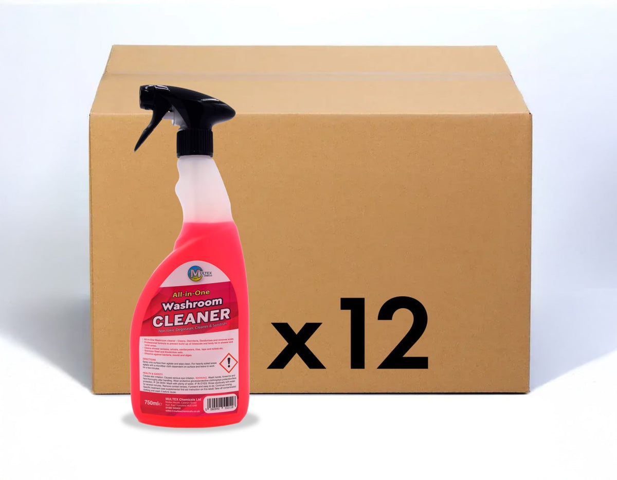 Multex All-in-One Washroom Cleaner trade multipack image 4, ready-to-use bathroom and washroom cleaner.