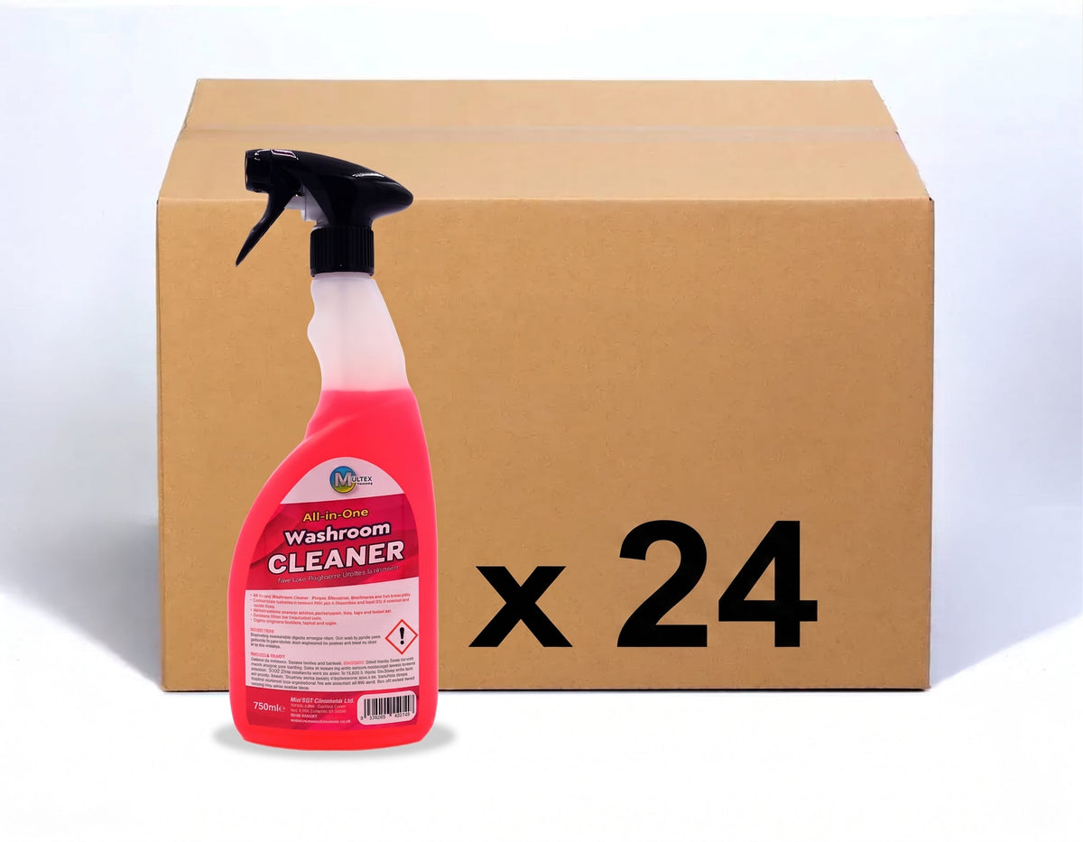 Multex All-in-One Washroom Cleaner trade multipack image 5, ready-to-use bathroom and washroom cleaner.