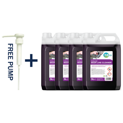 Multex Beer Line Cleaner 5L bundle - Professional heavy-duty sanitiser and degreaser for beer dispensing systems.