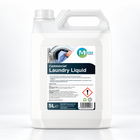 Multex Commercial Non-Biological Laundry Liquid – main product gallery image