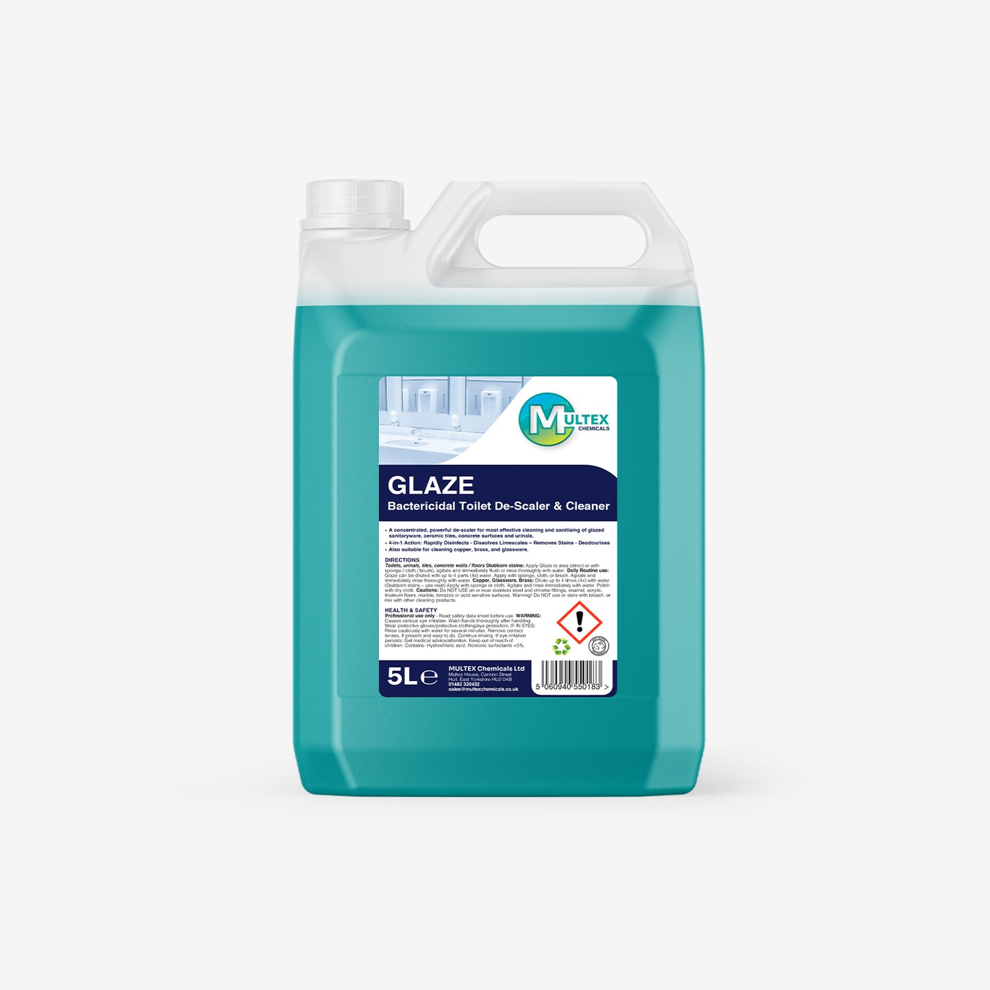 Glaze - Bactericidal Toilet Cleaner and Descaler