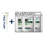 Jebsol G251 Multi-Purpose Cleaner and Deodoriser by Multex Chemicals, 5L concentrate container with trade pouring grip and chemical safety data labeling.