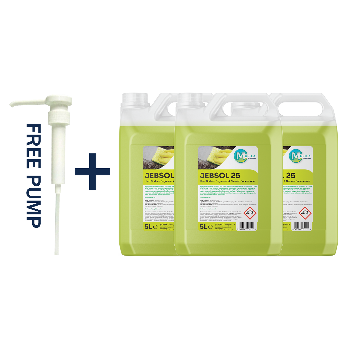 Jebsol 25 Hard Surface Degreaser & Cleaner Concentrate