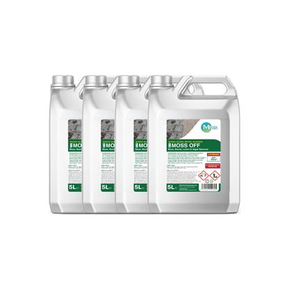 Multex Moss Off 5L bundle - Professional high-performance moss and algae remover for outdoor surfaces.