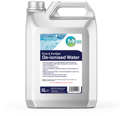 De-ionised Water 5L