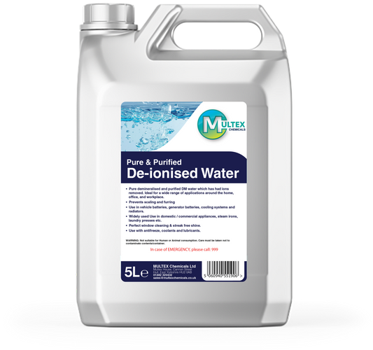 De-ionised Water 5L