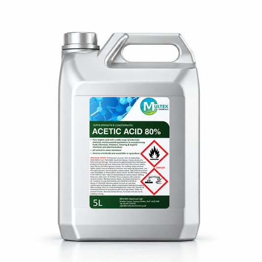 Multex Acetic Acid 80% professional-use container – main product photograph