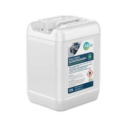 Polar CW20 Concentrated Screenwash – Sub-Zero Winter Windscreen Cleaner (-20°C Freezing Protection)
