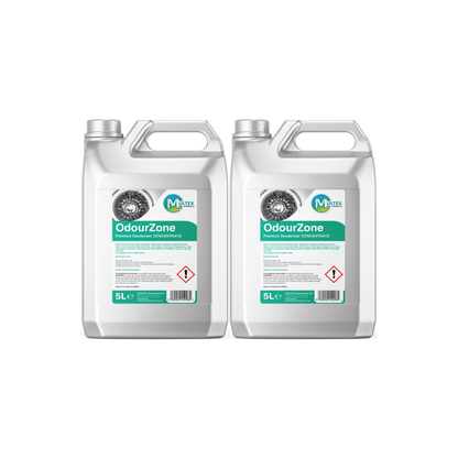 Odourzone Professional Odour Neutraliser and Freshener Bulk Container by Multex Chemicals, bulk 5L air and fabric deodoriser.
