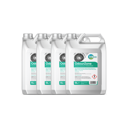 Odourzone Professional Odour Neutraliser and Freshener Bulk Container by Multex Chemicals, bulk 5L air and fabric deodoriser.