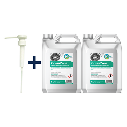 Odourzone Professional Odour Neutraliser and Freshener Bulk Container by Multex Chemicals, bulk 5L air and fabric deodoriser.