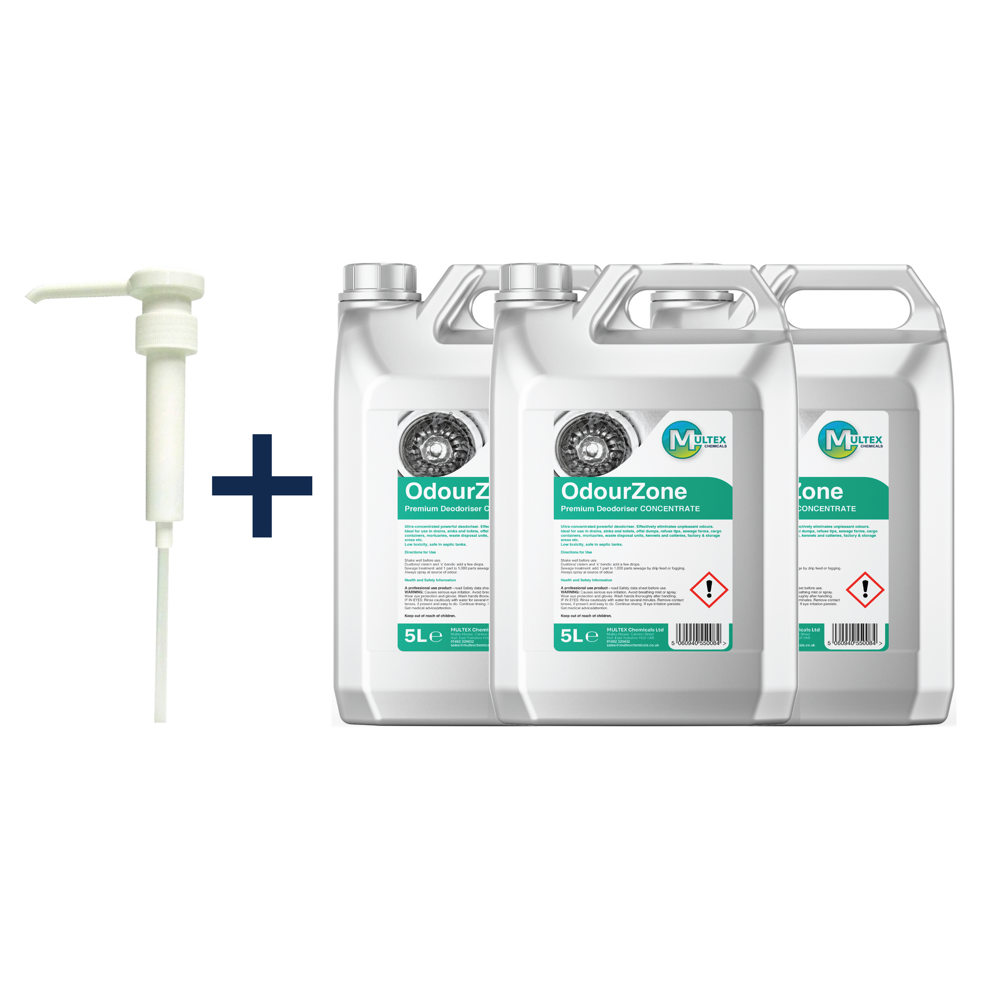 Odourzone Professional Odour Neutraliser and Freshener Bulk Container by Multex Chemicals, bulk 5L air and fabric deodoriser.