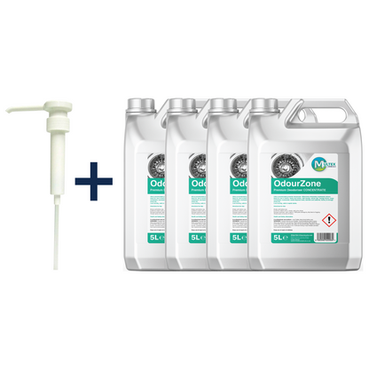 Odourzone Professional Odour Neutraliser and Freshener Bulk Container by Multex Chemicals, bulk 5L air and fabric deodoriser.