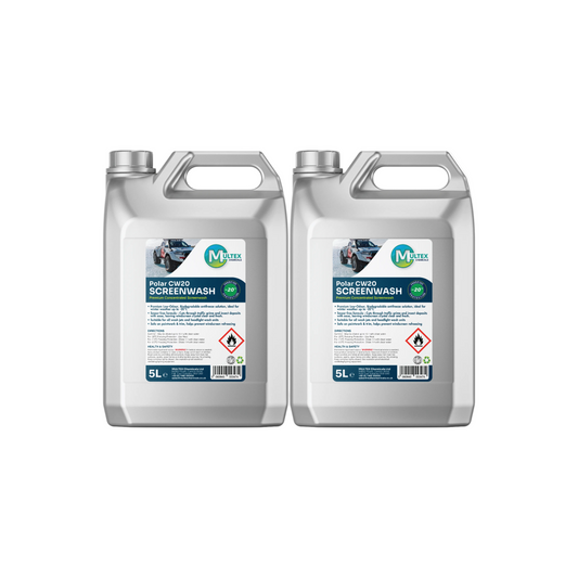Polar CW20 Concentrated Screenwash – Sub-Zero Winter Windscreen Cleaner (-20°C Freezing Protection)