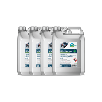 Polar CW20 Concentrated Screenwash – Sub-Zero Winter Windscreen Cleaner (-20°C Freezing Protection)