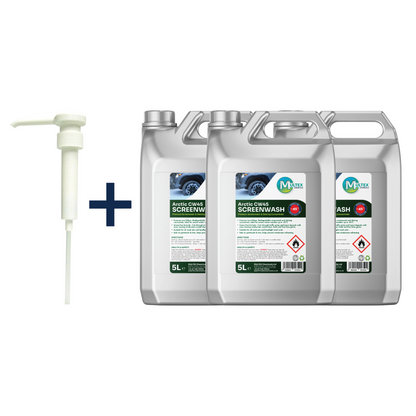 Extreme Sub-Zero Windscreen De-Icer & Bug Cleaner – Arctic CW45 Ultra-Concentrated Screenwash (-45°C)
