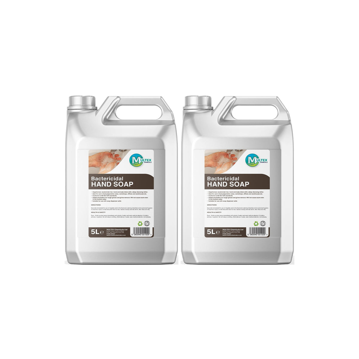 Hand Soap - Bactericidal – 5L & 25L — 2 × 5L bundle