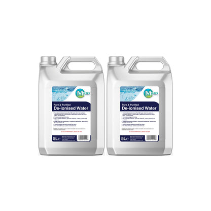 De-ionised Water – 5L & 25L — 2 × 5L bundle