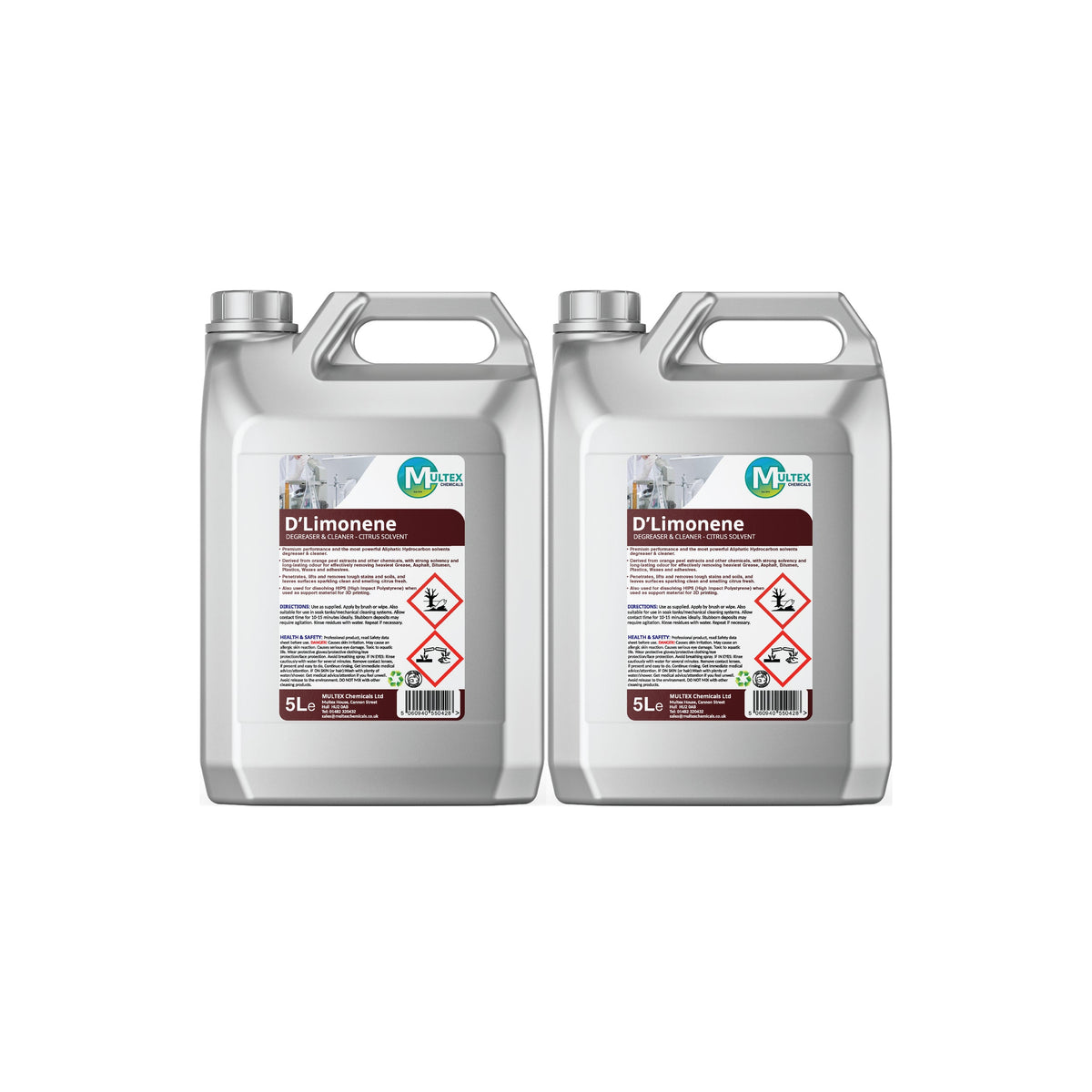 D'Limonene Concentrated Citrus Degreaser & Cleaner – 5L & 25L — 2 × 5L bundle