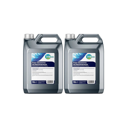 Four Seasons Concentrated Screenwash – All-Season Windscreen Cleaner 5L & 25L — 2 × 5L bundle