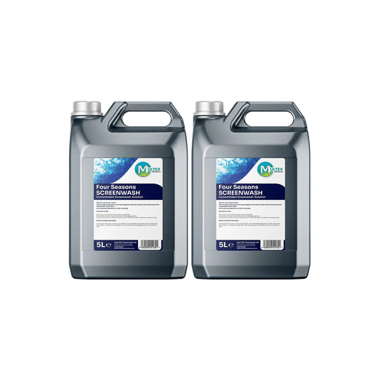 Four Seasons Concentrated Screenwash – All-Season Windscreen Cleaner 5L & 25L — 2 × 5L bundle