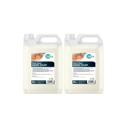 Ivory Pearl Unscented Foaming Hand Soap — 2 × 5L bundle