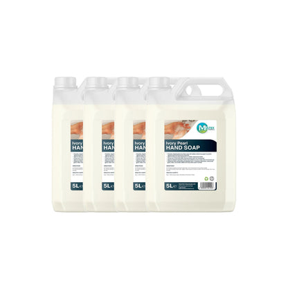 Ivory Pearl Unscented Foaming Hand Soap — 4 × 5L bundle