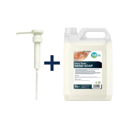 Ivory Pearl Unscented Foaming Hand Soap — 5L + 1 dosing pump (38mm)