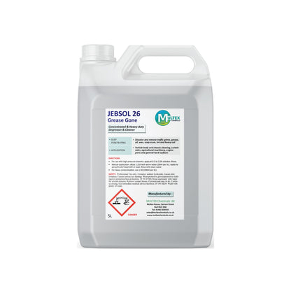 JEBSOL 26 Grease-Gone Concentrate – 5L & 25L — 5L