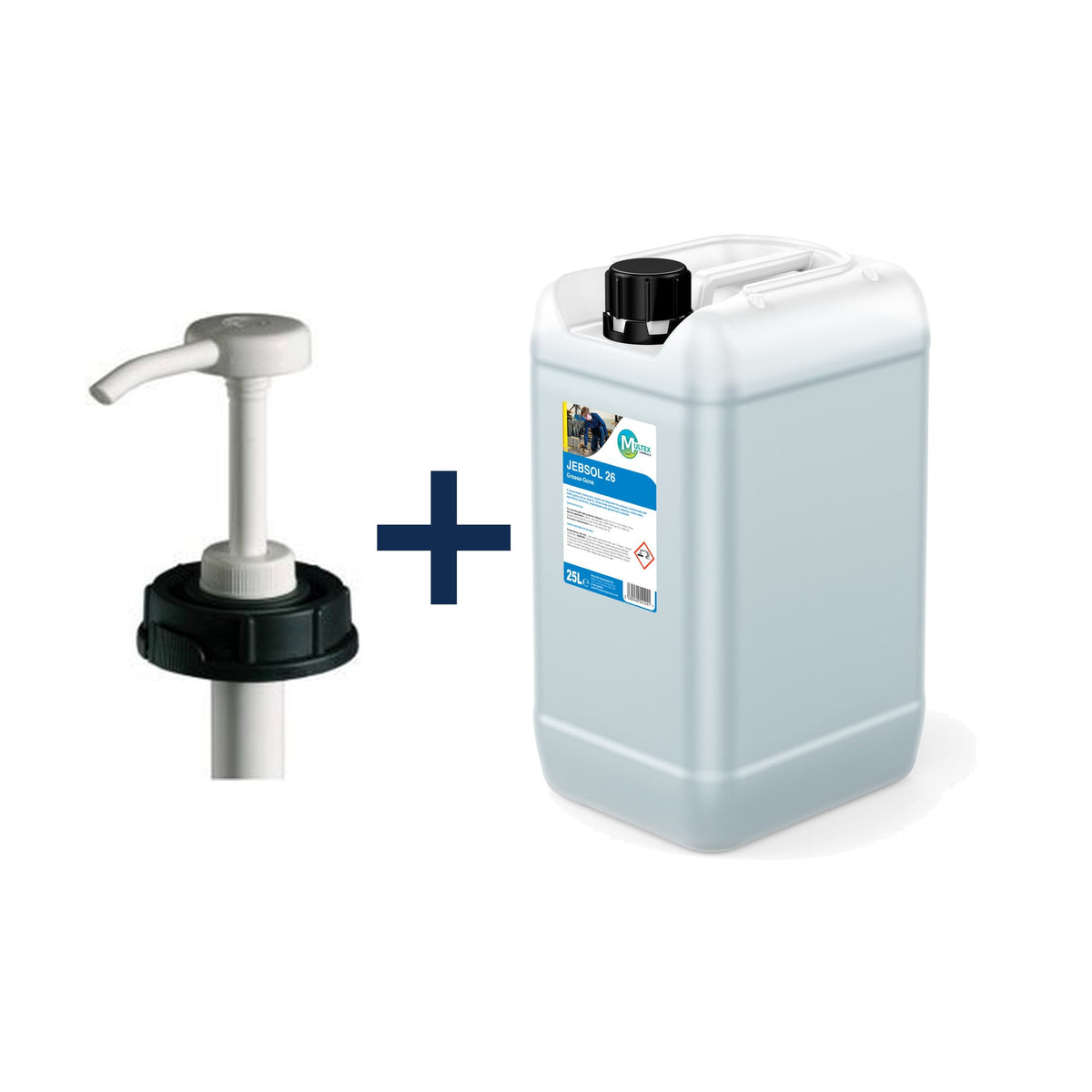 JEBSOL 26 Grease-Gone Concentrate – 5L & 25L — 25L trade drum + 1 dosing pump (DIN61)