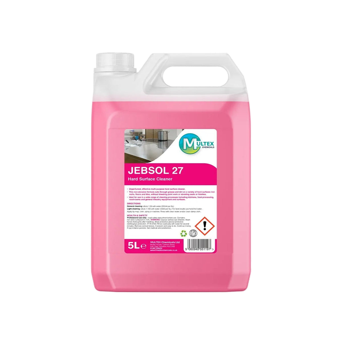 Jebsol 27 Multi-Surface Floor Cleaner – 5L & 25L — 5L