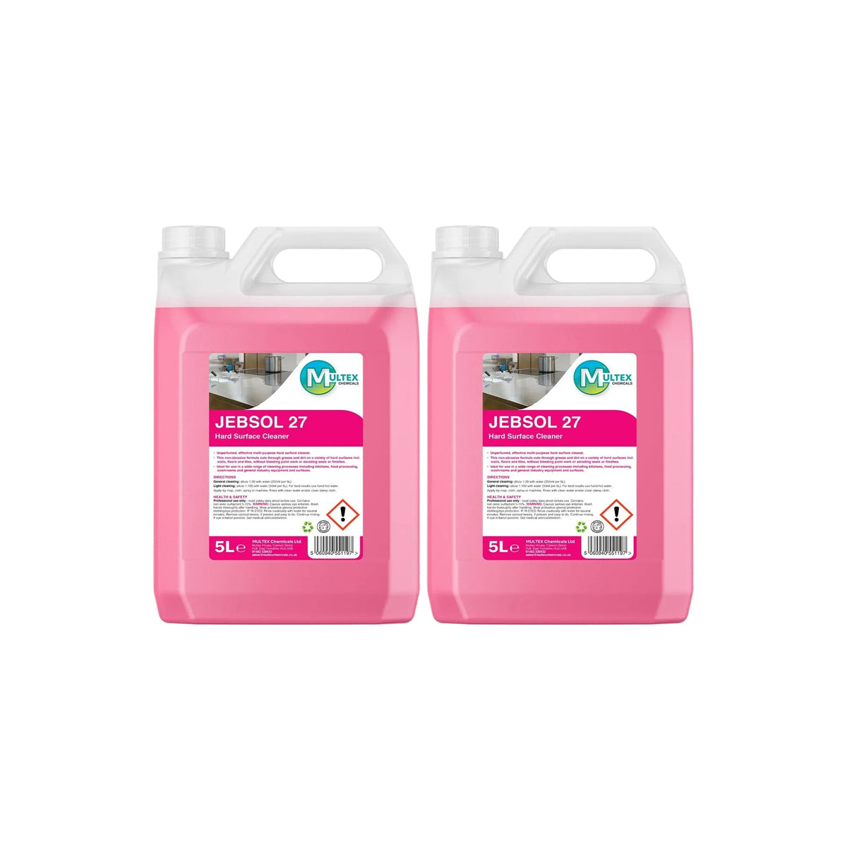 Jebsol 27 Multi-Surface Floor Cleaner – 5L & 25L — 2 × 5L bundle